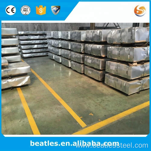 Hot dipped zinc galvanized flat iron steel sheet